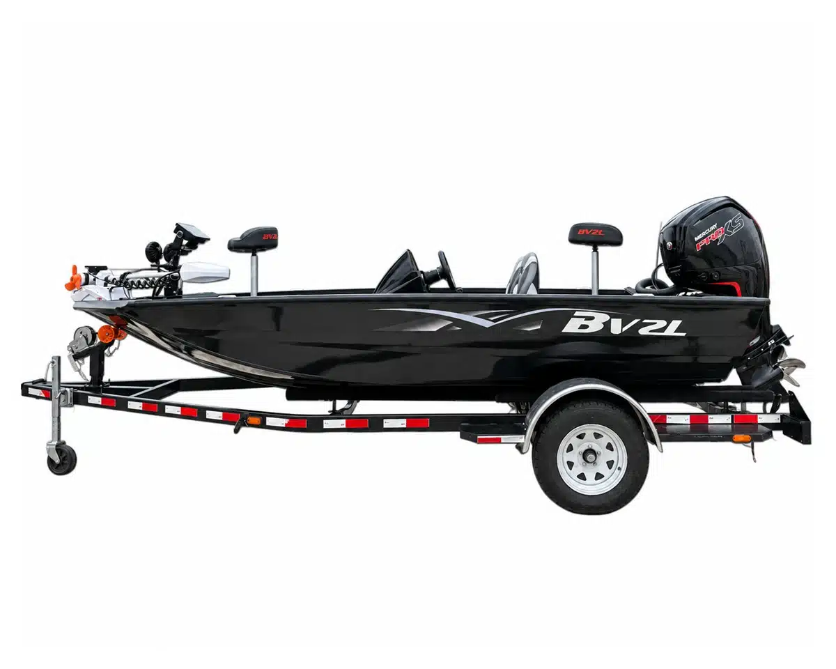 16-foot Aluminum Bass Fishing Boat