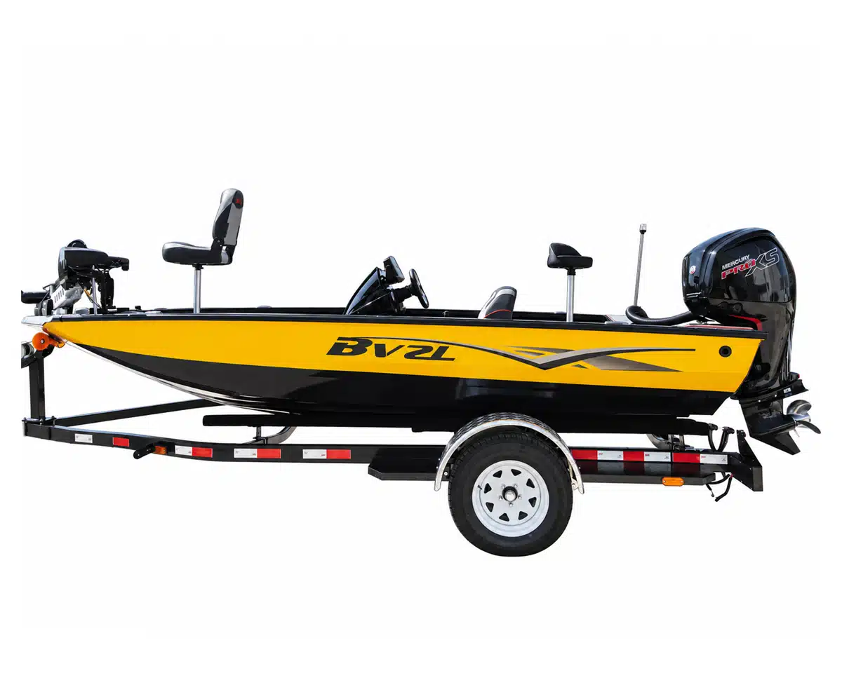18-foot Aluminum Bass Fishing Boat