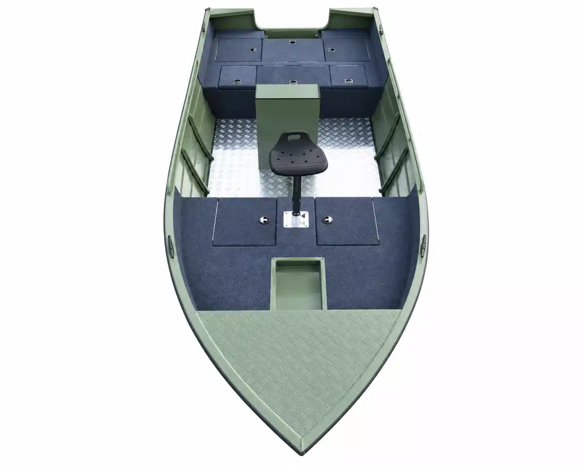 Aluminum Jon Boat bow view