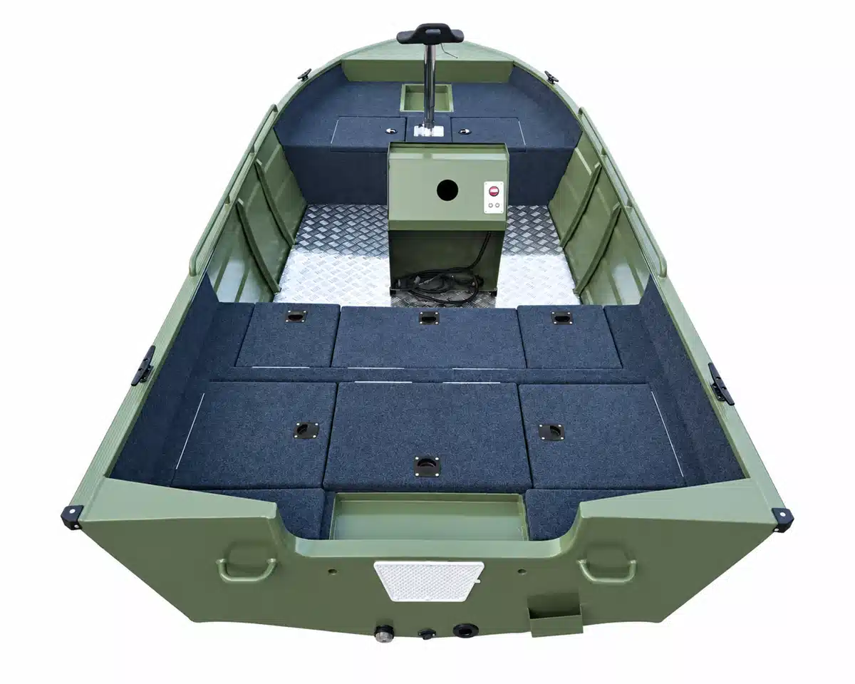 Aluminum Jon Boat stern view