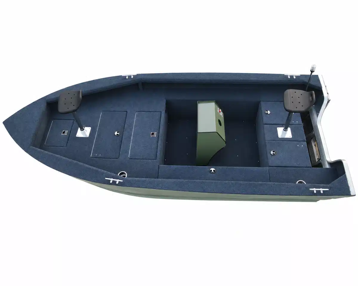 Utility Skiff angled overhead view