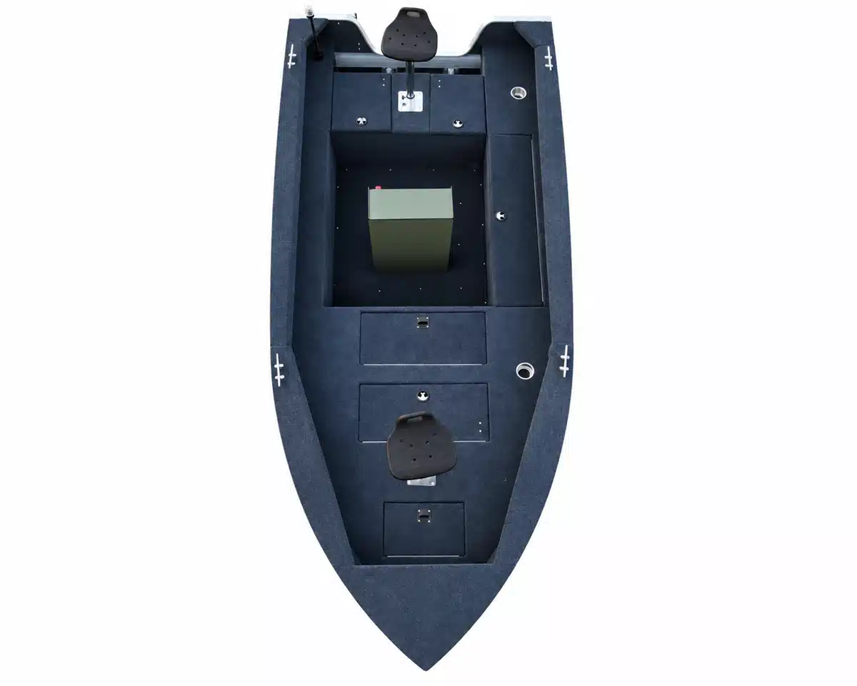 Utility Skiff reverse overhead view